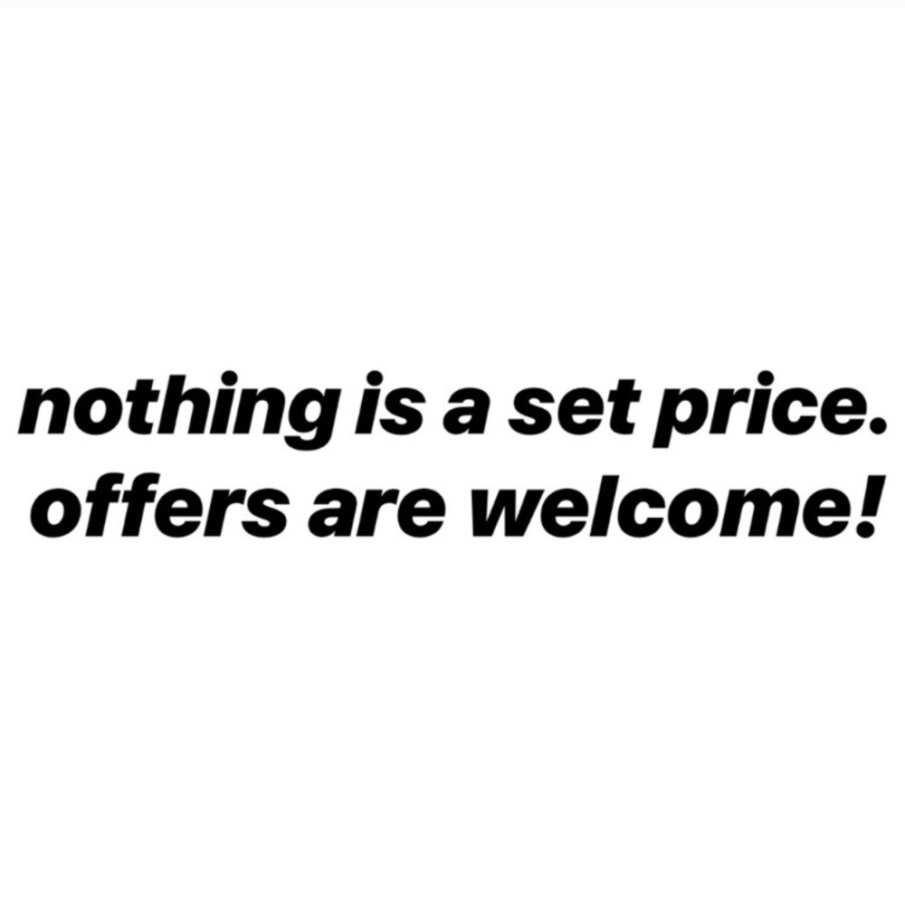 All offers will be considered!